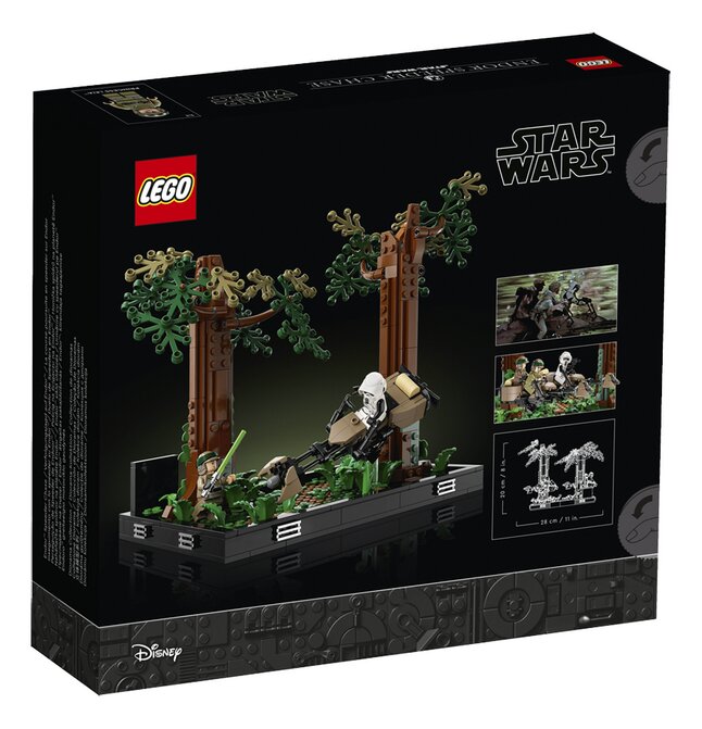 LEGO Star Wars 75353 Endor speederachtervolging diorama