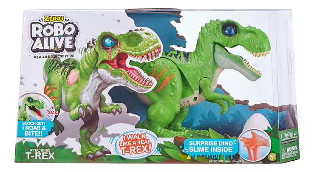 Figurine interactive Robo Alive T-Rex + œuf vert