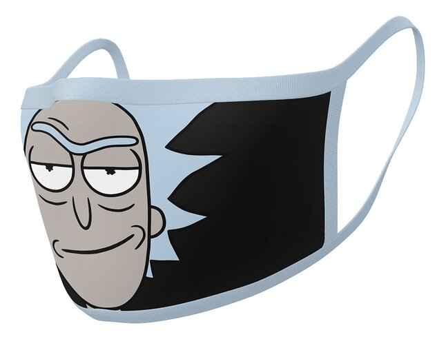 Mondmasker voor volwassenen Rick and Morty - 2 stuks