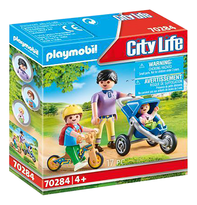 PLAYMOBIL City Life 70284 Mama met kinderen