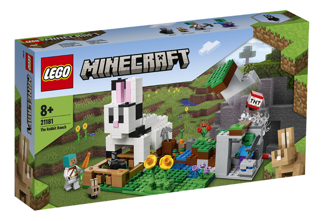 Ontvangende machine Oost Timor Gesprekelijk LEGO Minecraft 21181 De konijnenhoeve kopen? | Bestel eenvoudig online |  DreamLand