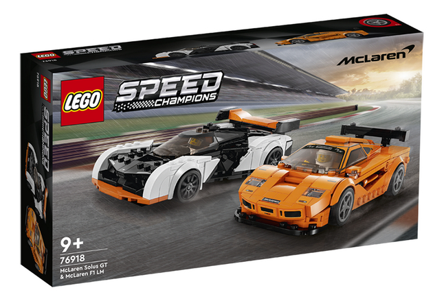 LEGO Speed Champions 76918 McLaren Solus GT et McLaren F1 LM