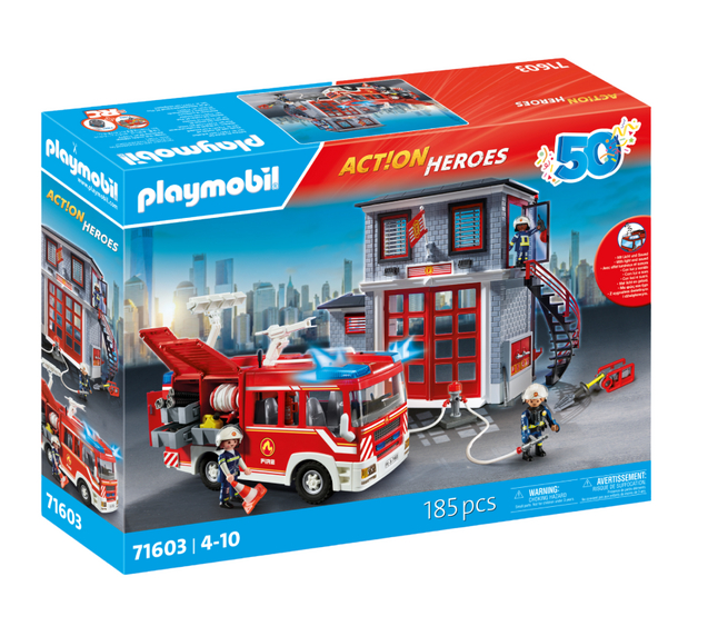 PLAYMOBIL Speelset 50YR Brandweer Megaset 71603