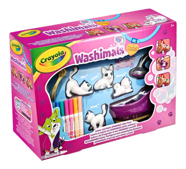 Crayola Washimals Colorie et lave - Animaux