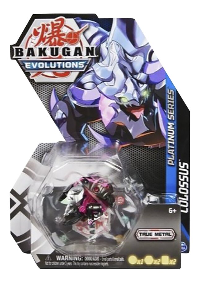 Bakugan Evolutions Platinum Series True Metal Bakugan - Colossus