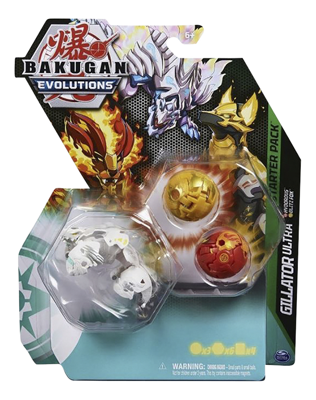Bakugan Evolutions Starter 3-pack - Gillator Ultra