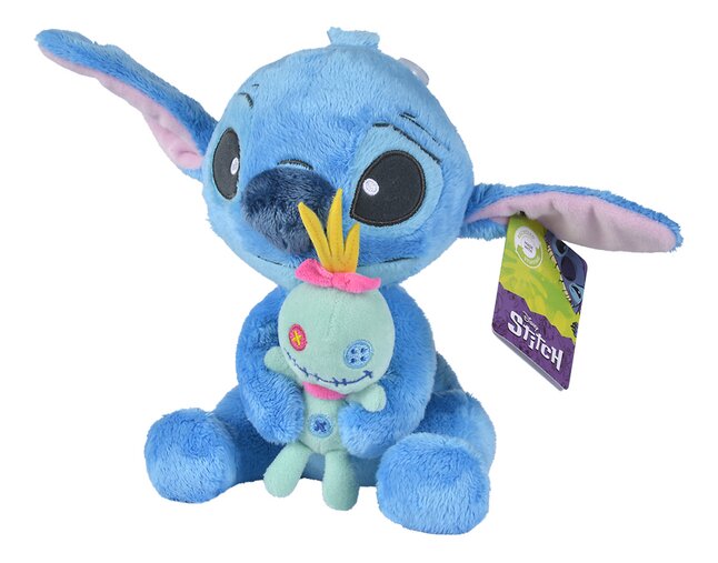 Peluche Disney Lilo & Stitch 25 cm - Stitch avec Scrump, Commandez  facilement en ligne