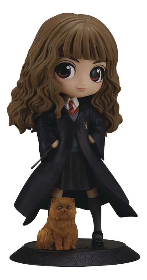 Figurine Harry Potter Q Posket Hermione et Pattenrond