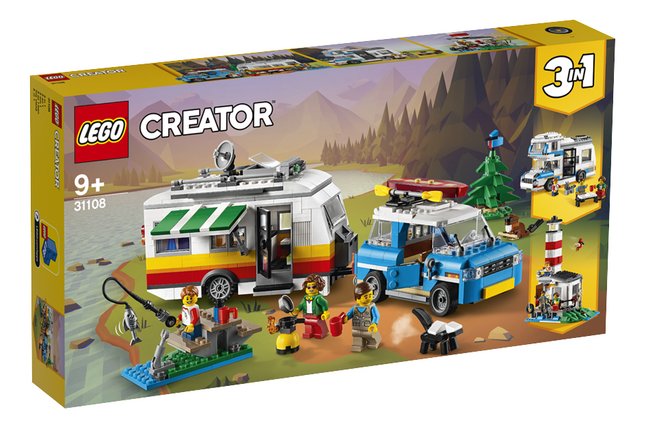 Alfabetische volgorde muziek hoogte LEGO Creator 3-in-1 31108 Familievakantie met caravan kopen? | Bestel  eenvoudig online | DreamLand