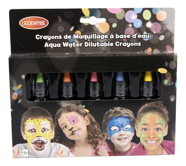 Goodmark crayons de maquillage à base d’eau fluo