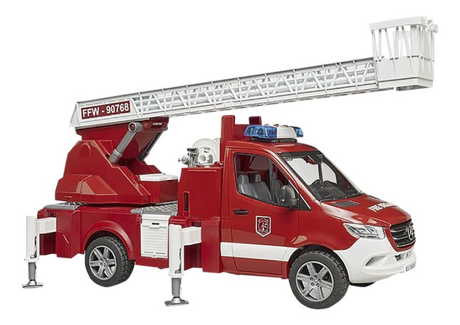 Bruder camion pompier Mercedes Benz Sprinter, Commandez facilement en  ligne