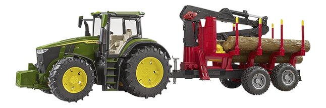 Jouet 2 tracteurs agricoles et 4 engins pour enfants