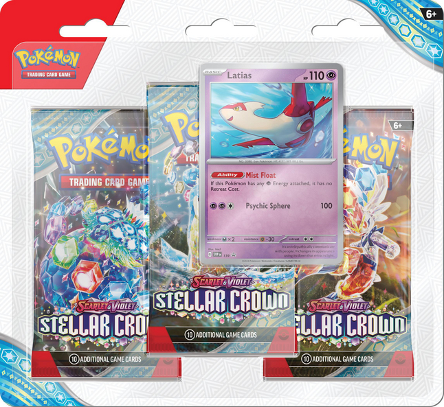 Pokémon Stellar Crown Blister 3bs Latias ANG
