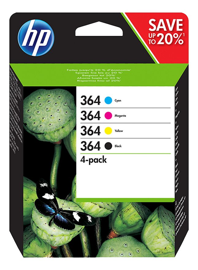 hand genoeg Over instelling HP 2 inktpatronen 364 Combo pack: Black + Tri-Colour kopen? | Bestel  eenvoudig online | DreamLand