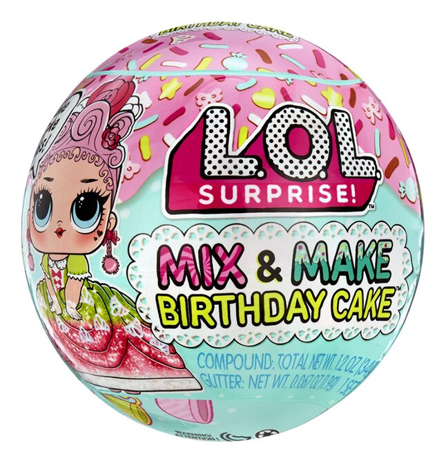 L.O.L. Surpise! Mix & Make Birthday Cake Tots