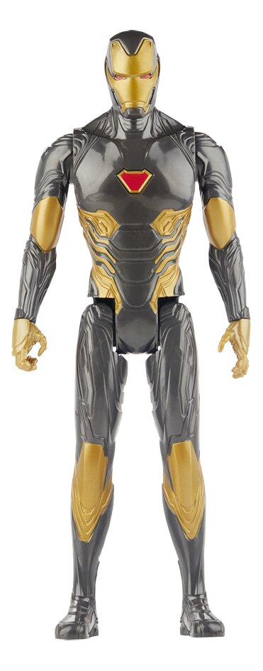 Figurine articulée Avengers Titan Hero Series - Iron Man noir/doré