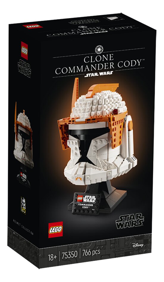 LEGO Star Wars 75350 Le casque du Commandant clone Cody, Commandez  facilement en ligne