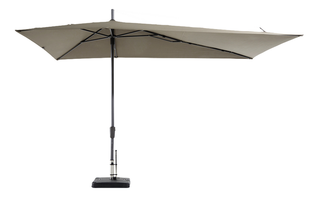 Madison parasol Asymetriq Sideway aluminium 2,2 x 3,6 m taupe