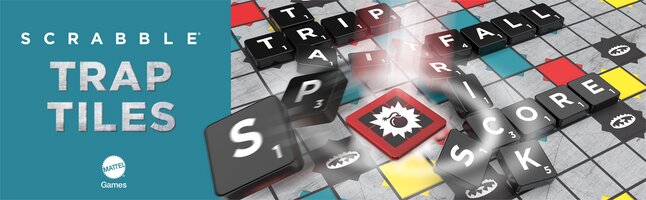 Scrabble Trap Tiles bordspel