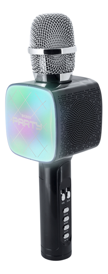 bigben microfoon party karaoke bluetooth zwart