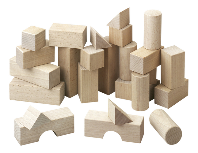 HABA houten stapelblokken - 26 stuks