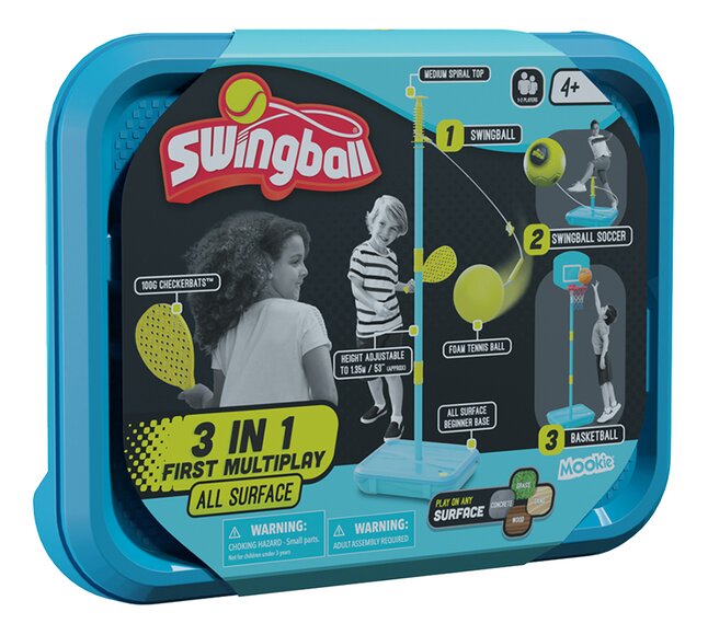 Mookie Swingball 3-in-1 My First Multiplay Game