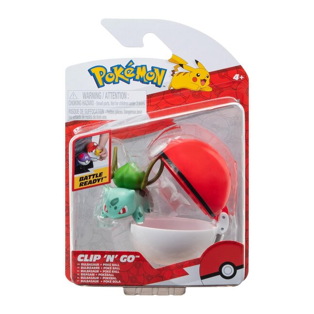 Pokémon Clip 'n Go Bulbasaur + Poké Ball