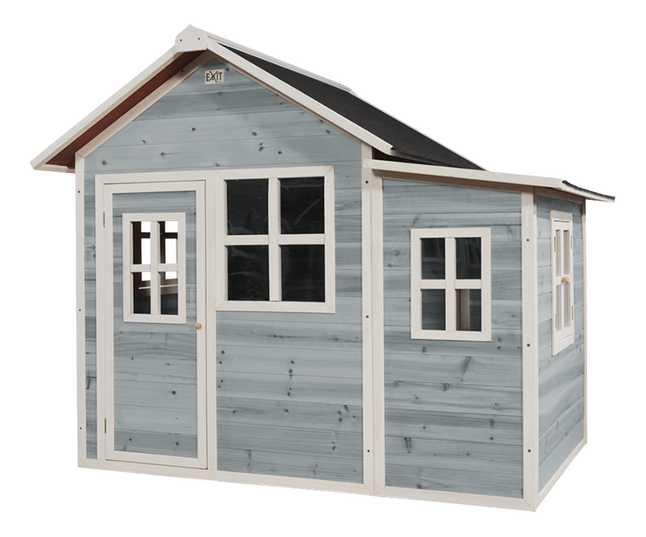 EXIT houten speelhuisje Loft 150 blauw