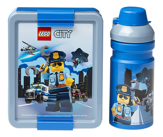Brooddoos en drinkfles LEGO City