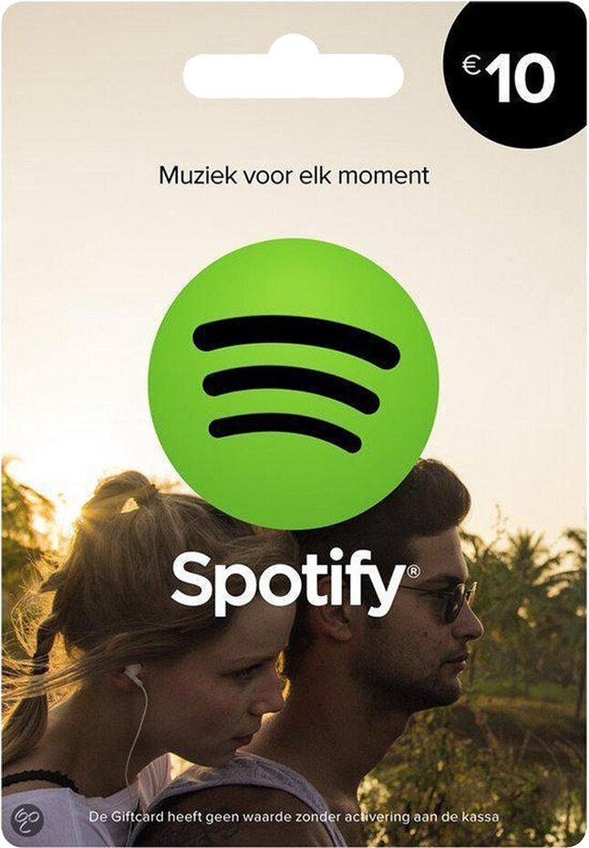 Spotify Giftcard 10 euro