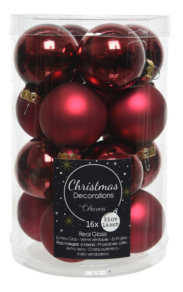 Boules De Noel Bordeaux 16 Pieces Super Deals Et Nouveautes Au Quotidien Chez Dreamland