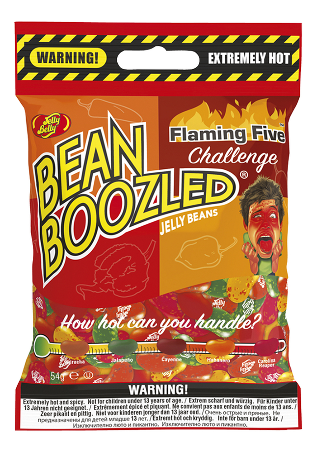Jelly Belly Beanboozled Flaming Five navulling