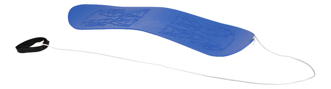 Kunststof slee Slideboard blauw