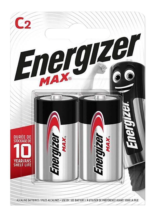 Energizer Max pile C - 2 pièces