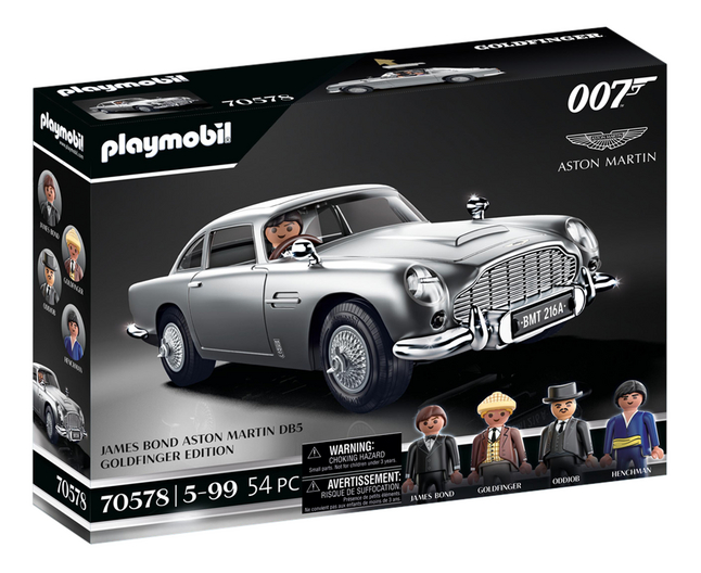 PLAYMOBIL Movie Cars 70578 James Bond Aston Martin DB5 – Edition Goldfinger