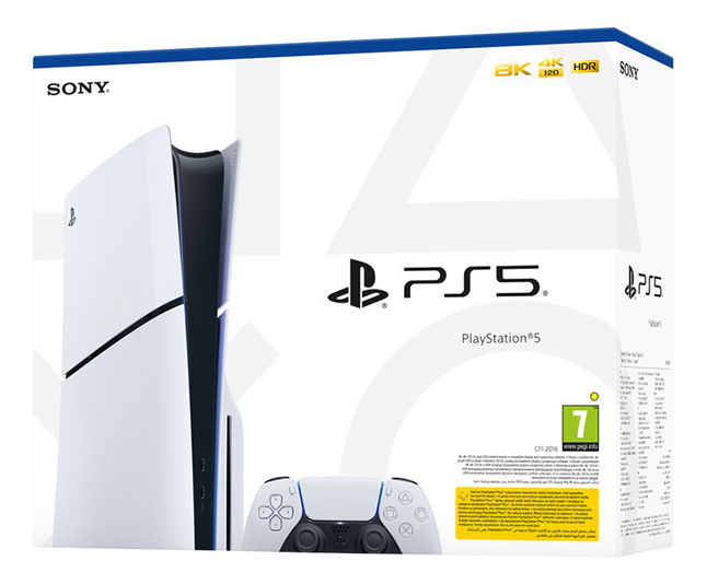 PS5 console Slim wit