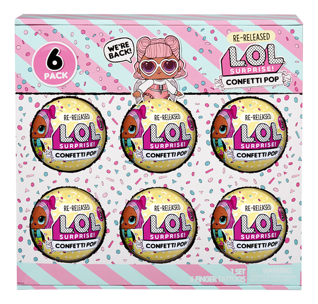 Minipopje L.O.L. Surprise! Confetti Angel - 6 stuks