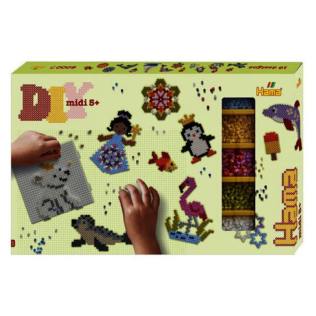 Hama Hobbydoos Strijkkralenset reuze geschenkdoos Dolfijn