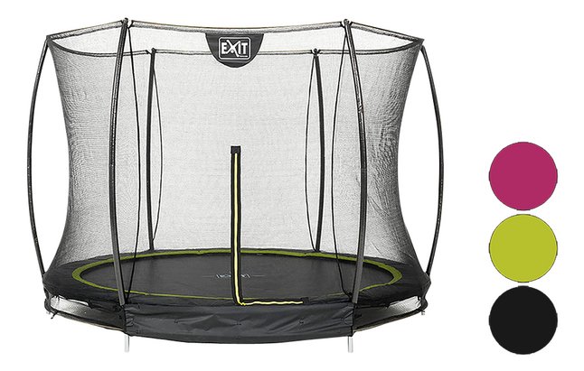 EXIT trampoline enterré avec filet de sécurité Silhouette Ground Ø 3,05 m