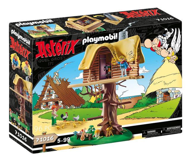 PLAYMOBIL Asterix 71016 Kakofonix met boomhut