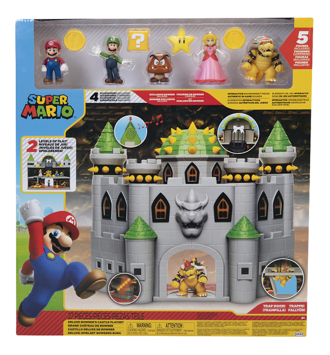 Set de jeu Super Mario Bowser Castle Deluxe