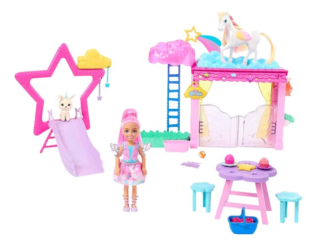 Barbie speelset Chelsea A touch of magic Chelsea en Pegasus