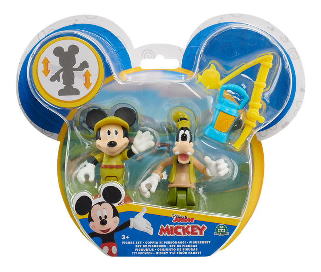 Figurine articulée Disney Junior Mickey & Goofy à la pêche