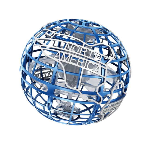 Revolt Drone Orbitz stunt sphere vliegende RC wereldbol - Blauw en wit