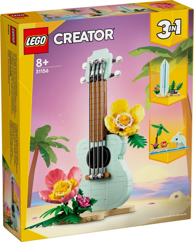 LEGO Speelset Creator 3-in-1 Tropische ukelele 31156