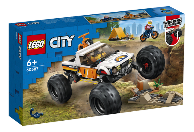 LEGO City 60387 4x4 Terreinwagen avonturen