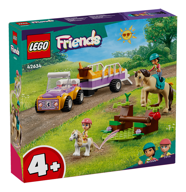 LEGO Friends 42634 La remorque du cheval et du poney