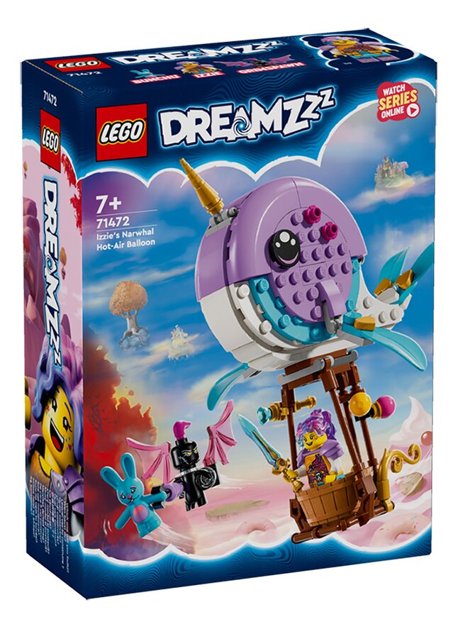 LEGO DREAMZzz 71472 Izzie's narwal-luchtballon