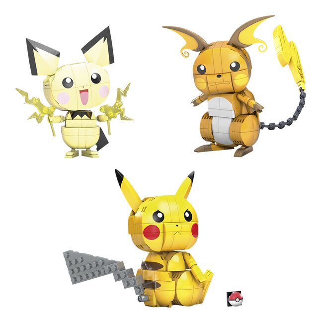 hand Verzoekschrift Invloedrijk MEGA Construx Pokémon Build & Show Pikachu Evolution Trio kopen? | Bestel  eenvoudig online | DreamLand