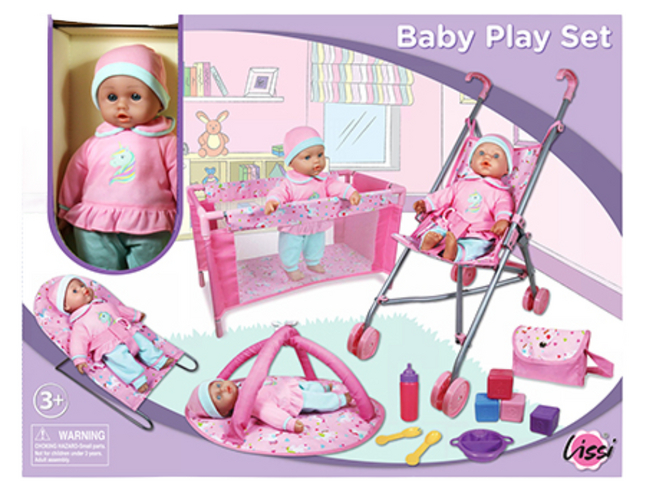 Set de jeu Lissi Poupee Lissi poussette lit de voyage tapis de jeu Commandez facilement en ligne DreamLand